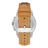 Buy Shop Fossil Grant Chronograph Green Dial Brown Leather Strap Watch for Men - FS4918 USA Online
