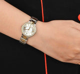 Buy Shop Fossil Virginia Silver Dial Two Tone Steel Strap Watch for Women - ES3503 USA Online