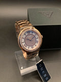 Buy Shop Guess Madison Diamonds White Dial Rose Gold Steel Strap Watch for Women - W0637L3 USA Online