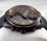 Buy Shop Tissot T Classic PR 100 Chronograph Anthracite Black Dial Black Mesh Bracelet Watch For Men - T101.417.23.061.00 USA Online