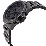 Buy Shop Michael Kors Brecken Chronograph Black Dial Black Steel Strap Watch For Men - MK8482 USA Online
