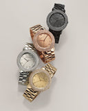 Buy Shop Marc Jacobs Marci Crystals Rose Gold Dial Rose Gold Steel Strap Watch for Women - MBM3192 USA Online