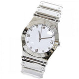 Buy Shop Marc Jacobs Amy White Dial Silver Steel Strap Watch for Women - MBM8518 USA Online
