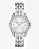Buy Shop Michael Kors Pilot Quartz Silver Dial Silver Steel Strap Watch For Women - MK7379 USA Online