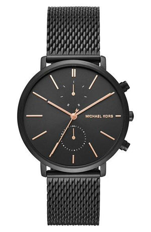 Buy Shop Michael Kors Jaryn Black Dial Black Stainless Steel Strap Watch for Men - MK8504 USA Online