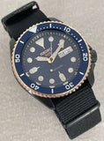 Buy Shop Seiko 5 Sports Automatic Blue Dial Black NATO Strap Watch for Men - SBSA098 USA Online