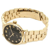 Buy Shop Marc Jacobs Baker Dexter Black Dial Gold Steel Strap Watch for Women - MBM3421 USA Online