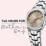 Buy Shop Tag Heuer Link Quartz Brown Dial Silver Steel Strap Watch for Women - WBC131E.BA0649 USA Online