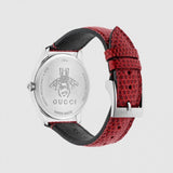 Buy Shop Gucci G-Timeless Cherry Red Mother of Pearl Dial 27mm Watch For Women - YA126584 USA Online