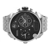 Buy Shop Diesel Mr Daddy 1.0 Black Dial Stainless Steel Stainless Watch For Men - DZ7221 USA Online