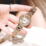 Buy Shop Fossil Virginia White Dial Gold Steel Strap Watch for Women - ES3283 USA Online