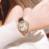 Buy Shop Fossil Virginia White Dial Gold Steel Strap Watch for Women - ES3283 USA Online