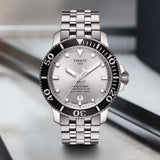 Buy Shop Tissot Seastar 1000 Powermatic 80 Silver Dial Silver Steel Strap Watch For Men - T120.407.11.031.00 USA Online
