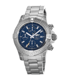 Buy Shop Breitling Avenger Chronograph 45mm Blue Dial Silver Steel Strap Watch for Men - A13317101C1A1 USA Online