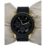 Buy Shop Michael Kors Runway Black Dial Black Silicone Strap Watch for Women - MK5191 USA Online