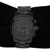 Buy Shop Michael Kors Runway Chronograph Black Dial Black Steel Strap Watch for Men - MK8157 USA Online