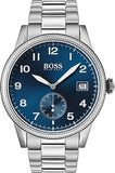 Buy Shop Hugo Boss Legacy Blue Dial Silver Steel Strap Watch for Men - 1513707 USA Online