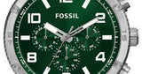 Buy Shop Fossil Brox Multifunction Green Dial Brown Leather Strap Watch for Men - BQ2801 USA Online