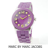 Buy Shop Marc Jacobs Pelly Purple Dial Purple Silicone Strap Watch for Women - MBM2515 USA Online