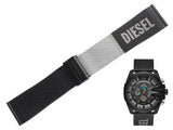 Buy Shop Diesel Mega Chief Chronograph Black Dial Black Mesh Bracelet Watch For Men - DZ4514 USA Online