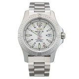 Buy Shop Breitling Colt Automatic Silver Dial Black Leather Mens Watch - A1738811/G791/173A USA Online
