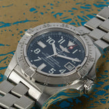 Buy Shop Breitling Aeromarine Avenger Seawolf 45mm Blue Dial Stainless Steel Mens Watch - A1733110/C756 USA Online