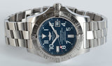 Buy Shop Breitling Aeromarine Avenger Seawolf 45mm Blue Dial Stainless Steel Mens Watch - A1733110/C756 USA Online
