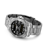 Buy Shop Breitling Aerospace Evo Black Dial Silver Steel Strap Watch for Men - E79363101B1E1 USA Online