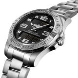 Buy Shop Breitling Aerospace Evo Black Dial Silver Steel Strap Watch for Men - E79363101B1E1 USA Online