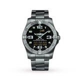 Buy Shop Breitling Aerospace Evo Black Dial Silver Steel Strap Watch for Men - E79363101B1E1 USA Online