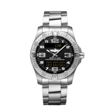 Buy Shop Breitling Aerospace Evo Black Dial Silver Steel Strap Watch for Men - E79363101B1E1 USA Online