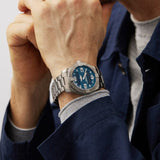 Buy Shop Breitling Aerospace Evo Blue Dial Silver Steel Strap Watch for Men - E79363101C1E1 USA Online