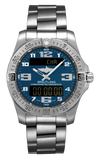 Buy Shop Breitling Aerospace Evo Blue Dial Silver Steel Strap Watch for Men - E79363101C1E1 USA Online