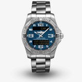 Buy Shop Breitling Aerospace Evo Blue Dial Silver Steel Strap Watch for Men - E79363101C1E1 USA Online