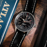 Buy Shop Breitling Automatic 41mm Black Dial Black Leather Strap Watch for Men - A17326241B1P1 USA Online