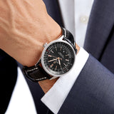 Buy Shop Breitling Automatic 41mm Black Dial Black Leather Strap Watch for Men - A17326241B1P1 USA Online