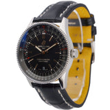 Buy Shop Breitling Automatic 41mm Black Dial Black Leather Strap Watch for Men - A17326241B1P1 USA Online