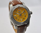Buy Shop Breitling Avenger 11 Seawolf Stainless Steel Cobra Yellow Dial Mens Watch - A1733110/I519/434X USA Online