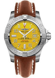 Buy Shop Breitling Avenger 11 Seawolf Stainless Steel Cobra Yellow Dial Mens Watch - A1733110/I519/434X USA Online