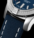 Buy Shop Breitling Avenger Automatic 43 Blue Dial Blue Nylon Strap Watch for Men - A17318101C1X1 USA Online