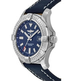 Buy Shop Breitling Avenger Automatic 43 Blue Dial Blue Nylon Strap Watch for Men - A17318101C1X1 USA Online