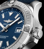 Buy Shop Breitling Avenger Automatic 43 Blue Dial Blue Nylon Strap Watch for Men - A17318101C1X1 USA Online