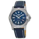 Buy Shop Breitling Avenger Automatic 43 Blue Dial Blue Nylon Strap Watch for Men - A17318101C1X1 USA Online
