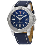 Buy Shop Breitling Avenger Automatic 43 Blue Dial Blue Nylon Strap Watch for Men - A17318101C1X1 USA Online