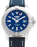 Buy Shop Breitling Avenger Automatic 43 Blue Dial Blue Nylon Strap Watch for Men - A17318101C1X1 USA Online