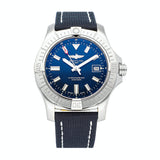 Buy Shop Breitling Avenger Automatic 43 Blue Dial Blue Nylon Strap Watch for Men - A17318101C1X1 USA Online
