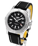 Buy Shop Breitling Avenger Automatic 43mm Black Dial Black Nylon Strap Watch for Men - A17318101B1X2 USA Online