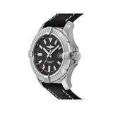 Buy Shop Breitling Avenger Automatic 43mm Black Dial Black Nylon Strap Watch for Men - A17318101B1X2 USA Online