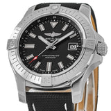 Buy Shop Breitling Avenger Automatic 43mm Black Dial Black Nylon Strap Watch for Men - A17318101B1X2 USA Online
