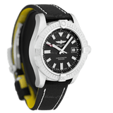 Buy Shop Breitling Avenger Automatic 43mm Black Dial Black Nylon Strap Watch for Men - A17318101B1X2 USA Online